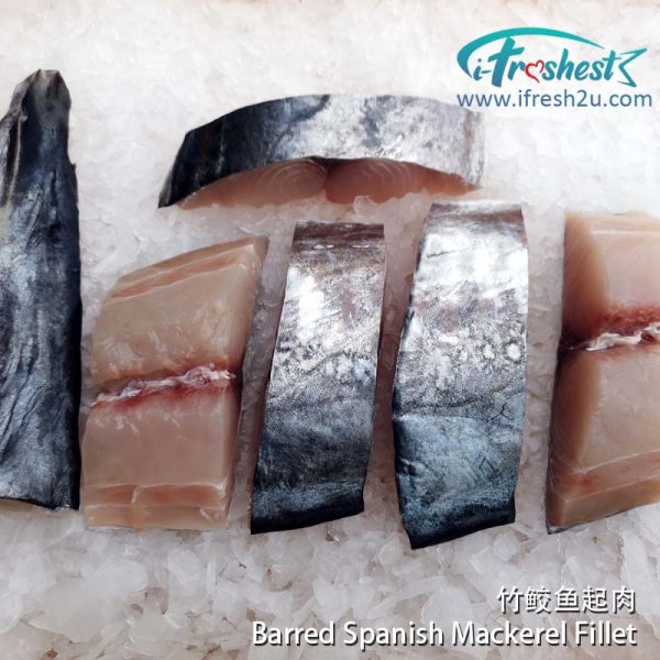 1 4 I FRESHEST MARKETING SDN BHD 竹鲛鱼肉起肉去骨 Barred Spanish Mackerel Fillet 1pcs iFresh2u! Online Seafood Delivery From Sekinchan to your Doorstep. We supply complete range of local seafood, meat, chicken, vegetables, fruits and many more.