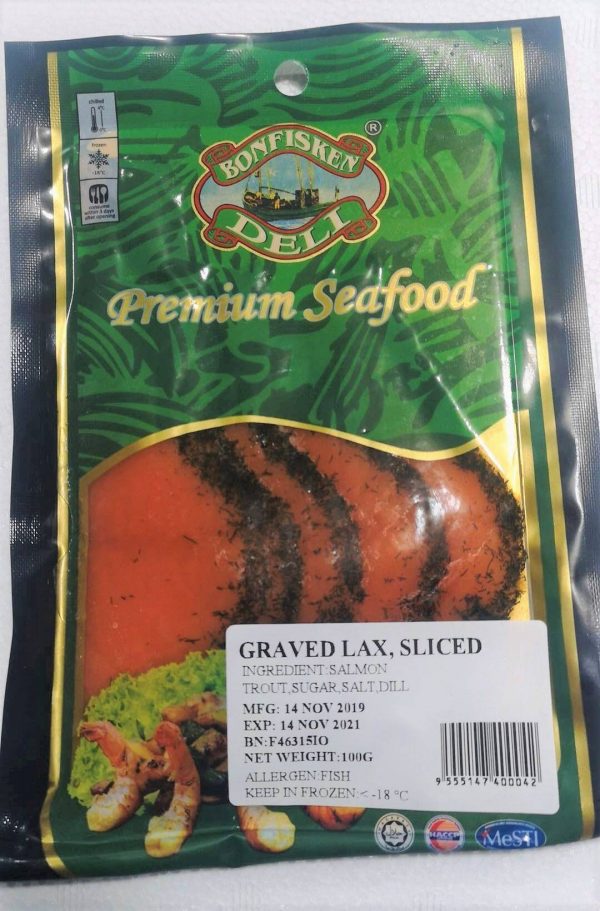 Graved Lax 1080x1639 1 I FRESHEST MARKETING SDN BHD Smoked Salmon 100gm iFresh2u! Online Seafood Delivery From Sekinchan to your Doorstep. We supply complete range of local seafood, meat, chicken, vegetables, fruits and many more.