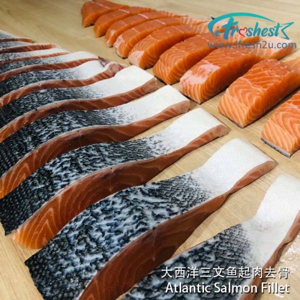 atlantic salmon fillet2 800x800 1 I FRESHEST MARKETING SDN BHD ★Pre Order★ Sashimi Atlantic Salmon Fillet 500GM+- iFresh2u! Online Seafood Delivery From Sekinchan to your Doorstep. We supply complete range of local seafood, meat, chicken, vegetables, fruits and many more.