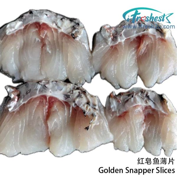 golden snapper slice 1702714070 I FRESHEST MARKETING SDN BHD Golden Snapper Fillet Slices 红皂鱼肉薄片 100gm iFresh2u! Online Seafood Delivery From Sekinchan to your Doorstep. We supply complete range of local seafood, meat, chicken, vegetables, fruits and many more.