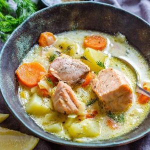 SALMON SOUP
